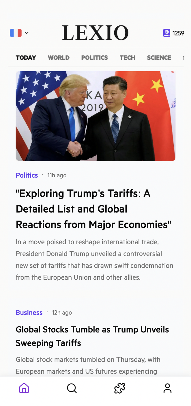 Second Lexio app screenshot